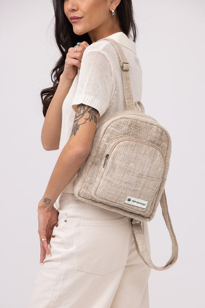 MINI BACKPACK - BEIGE