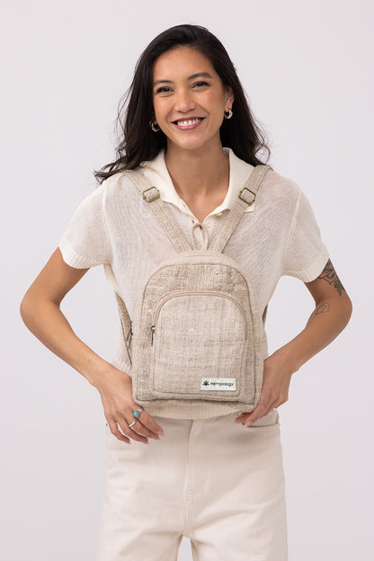 MINI BACKPACK - BEIGE