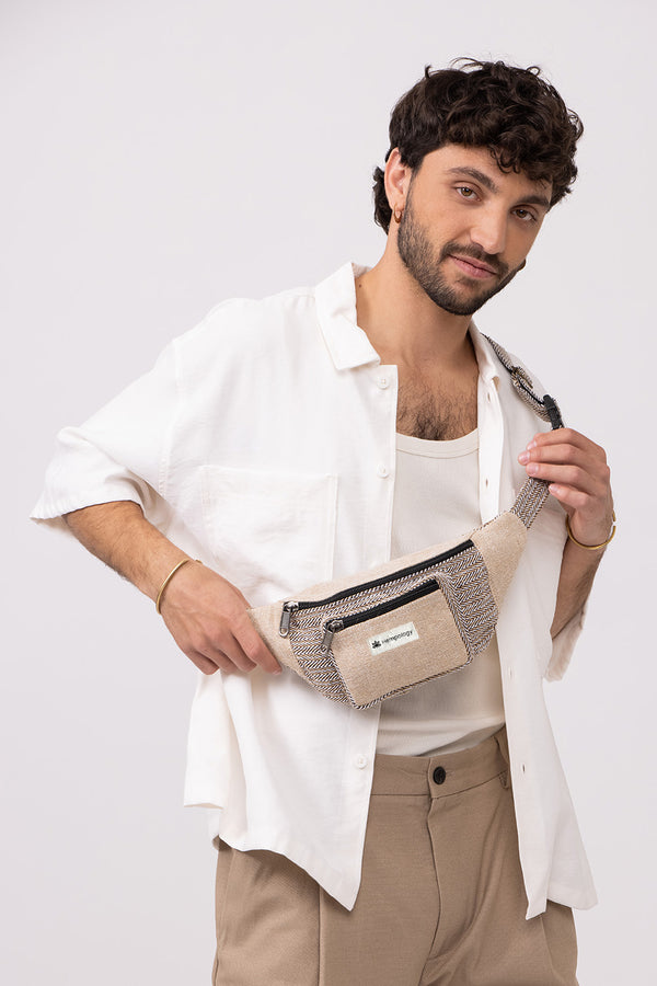 BELT BAG - NATURAL & MOTTLED