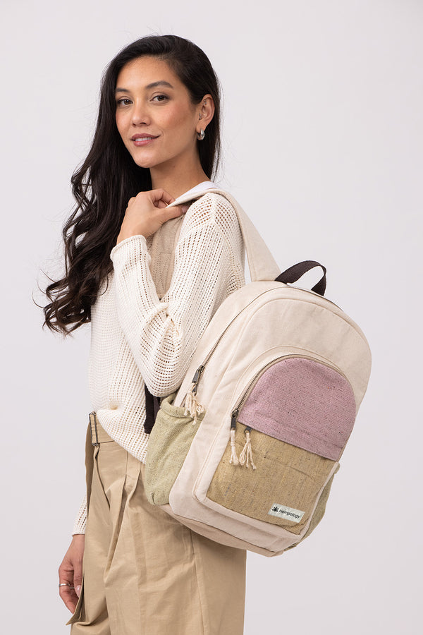 HEMP BACKPACK - PASTEL