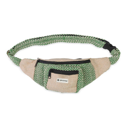 BELT BAG - NATURAL & GREEN